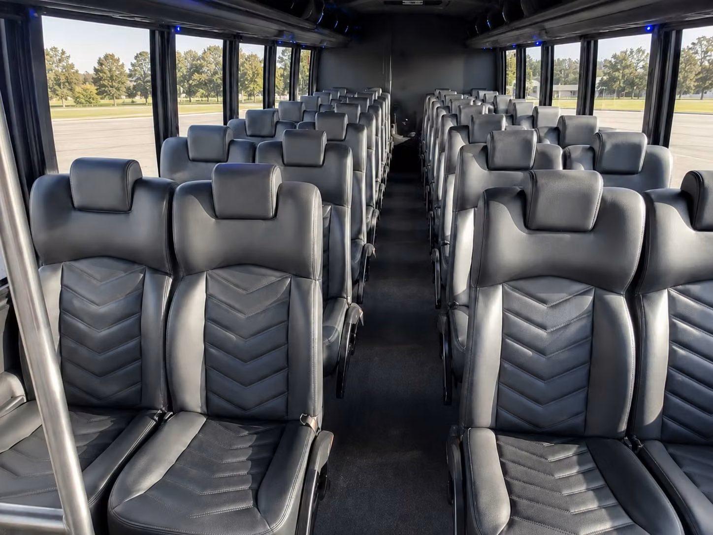 18 passenger minibus inside