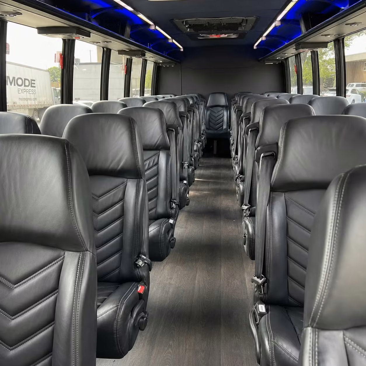 25 passenger minibus inside