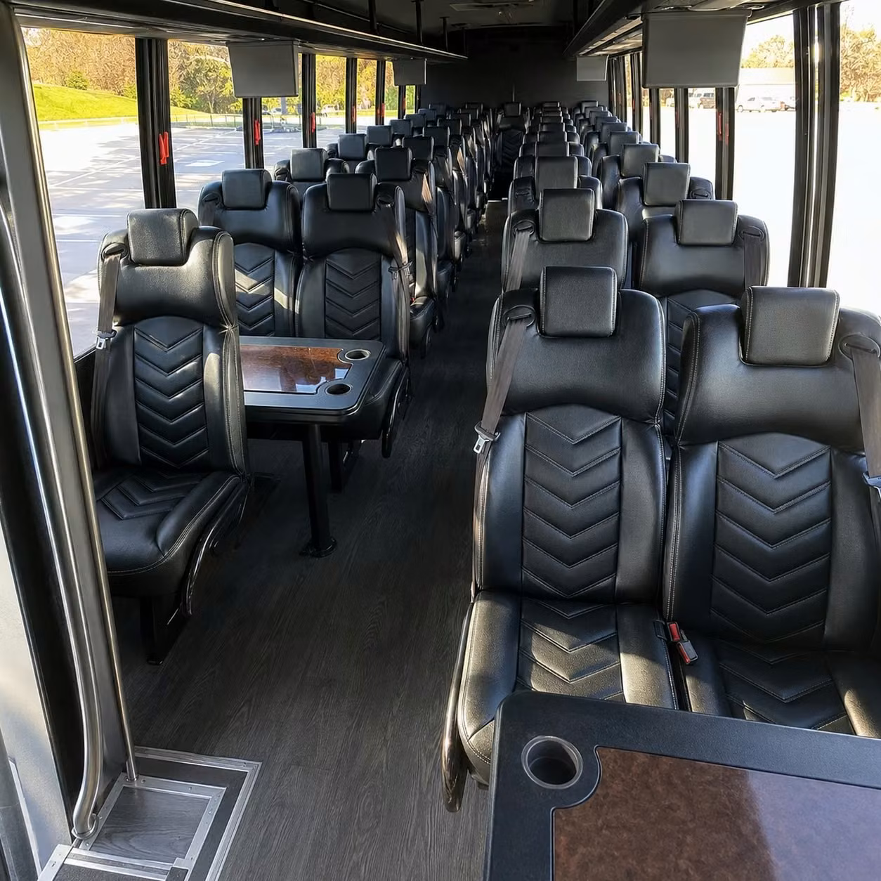 30 passenger minibus inside